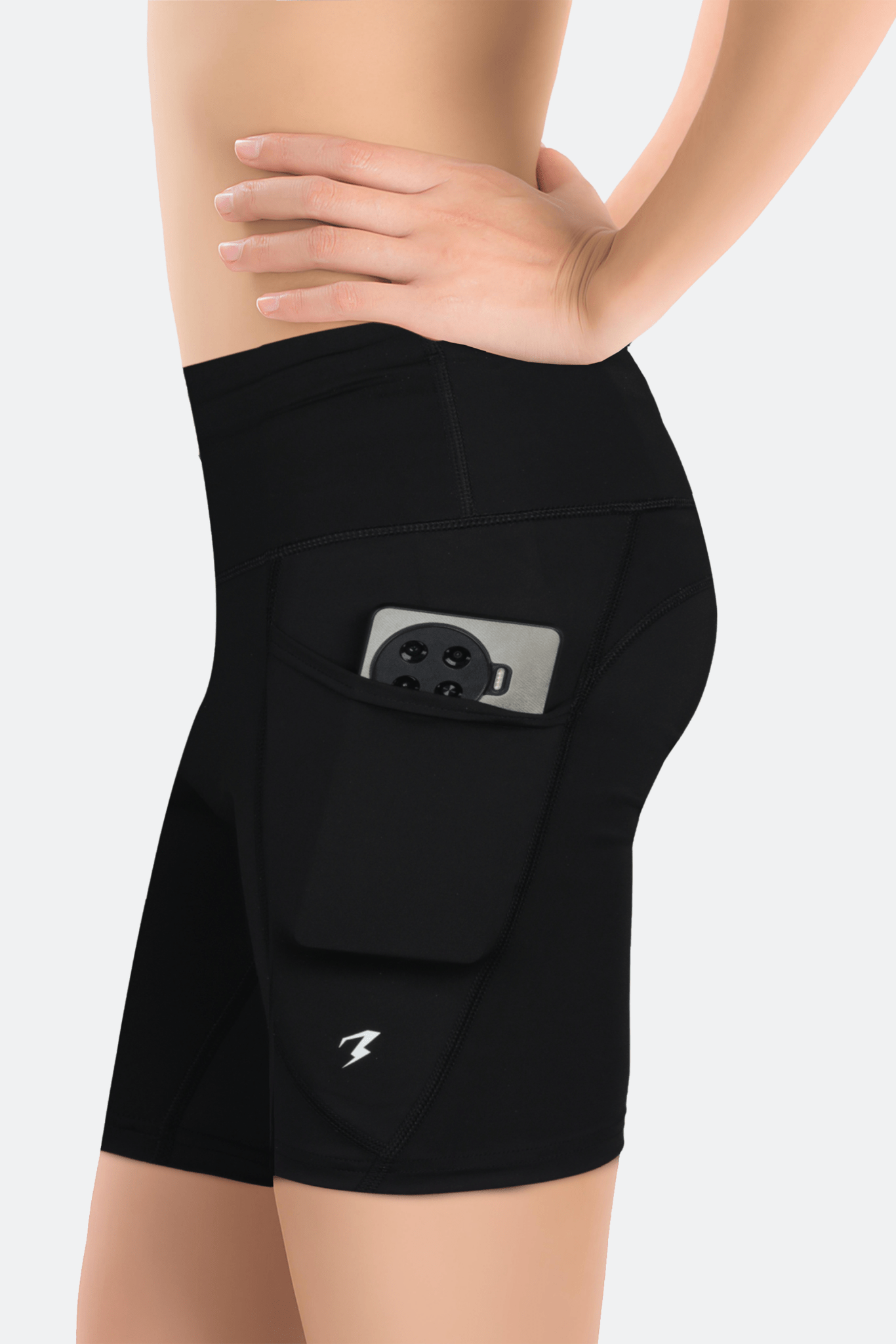 Black Luxe Compression Shorts - BODYBORN
