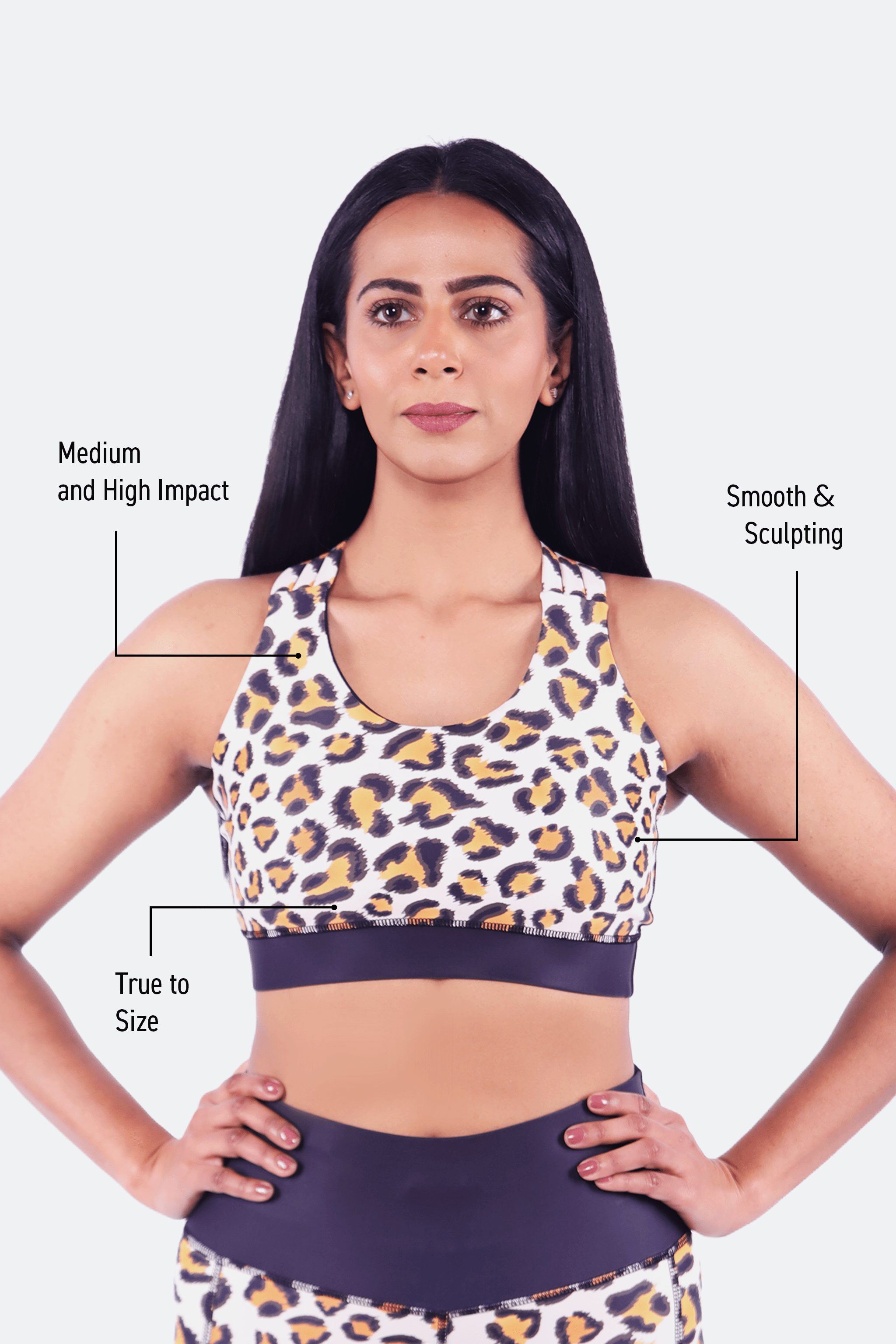 breathable cross back sports bra for running