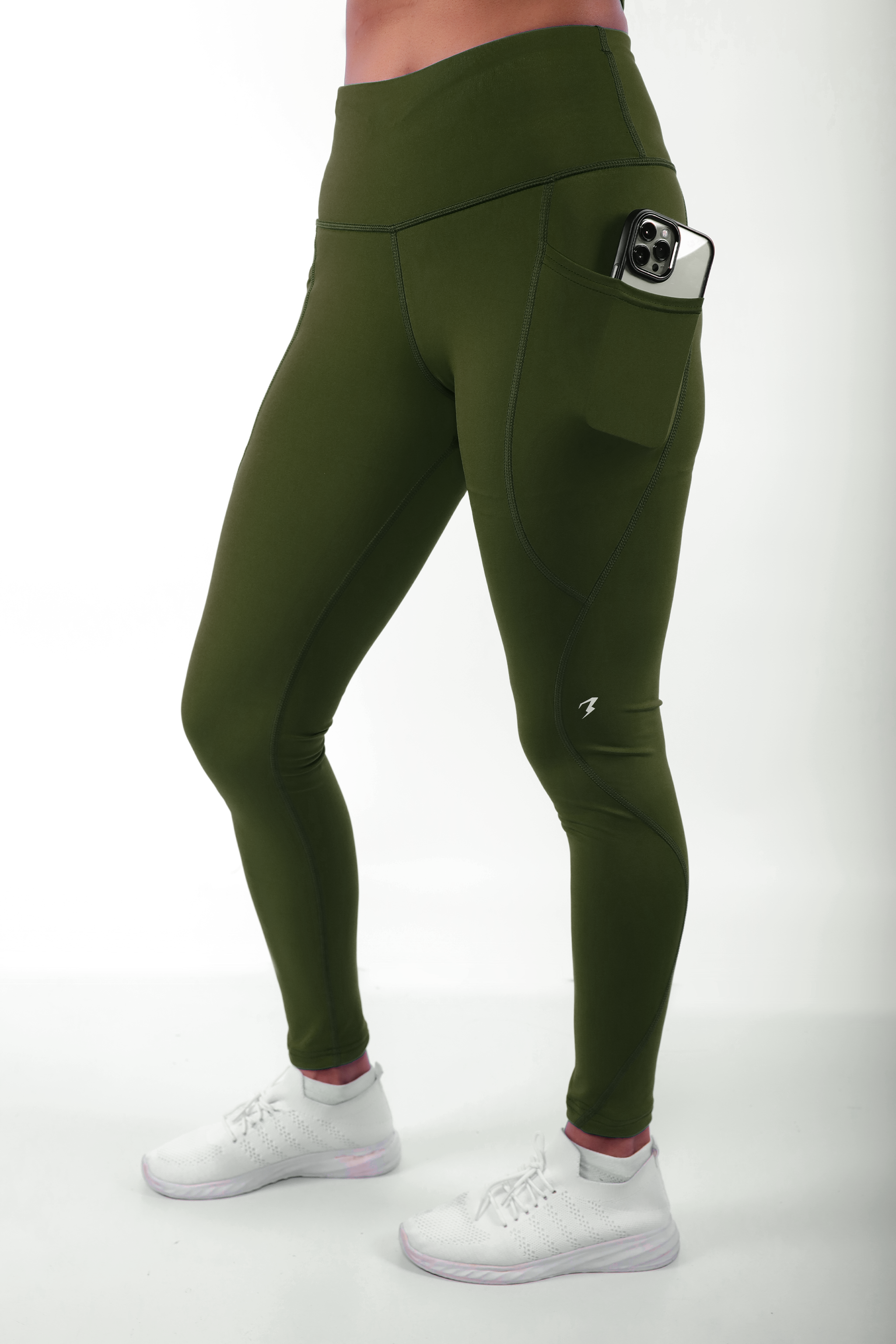 comfortable olive workout leggings for intense workouts