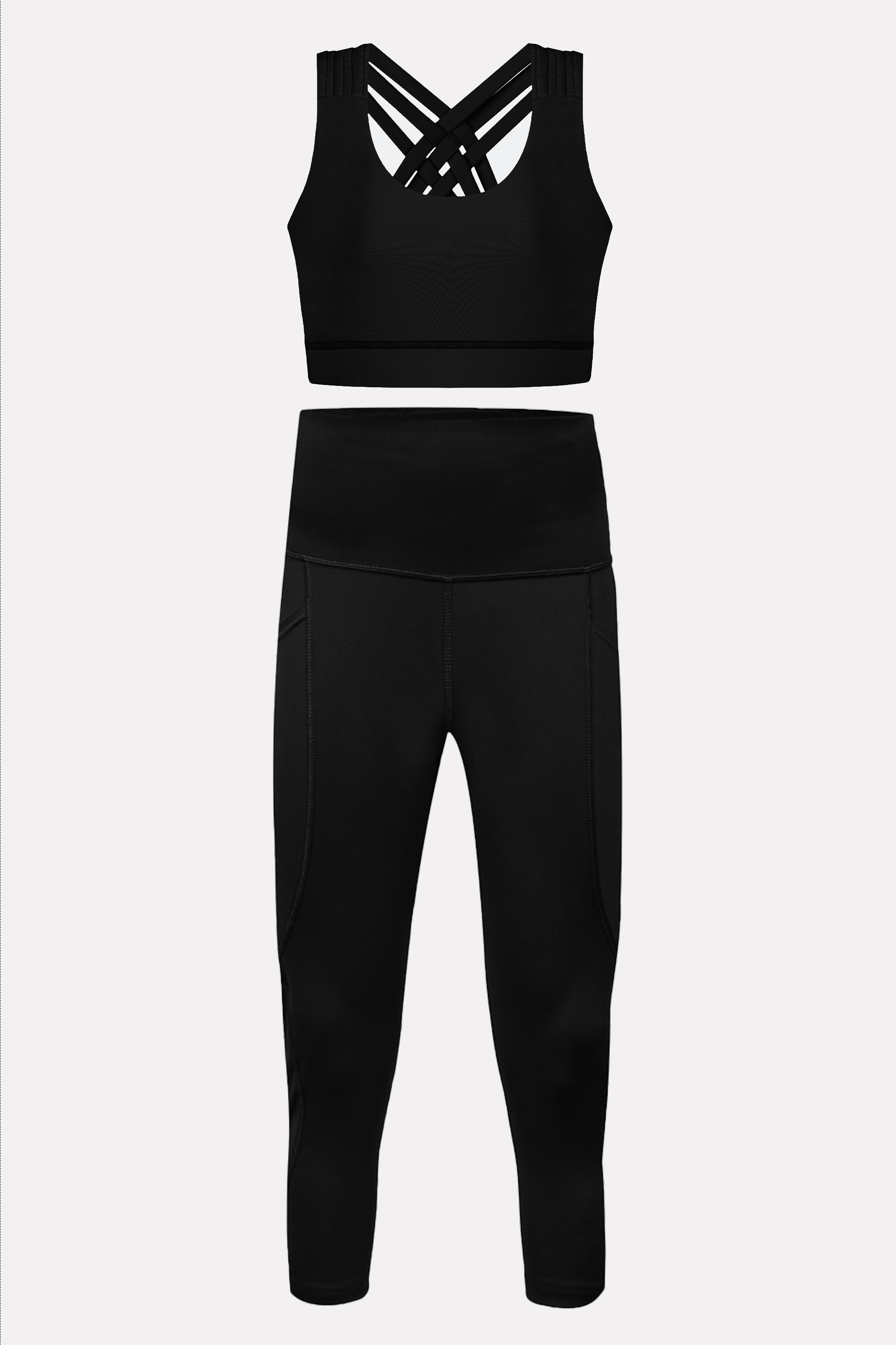 durable black capri leggings for fitness enthusiasts