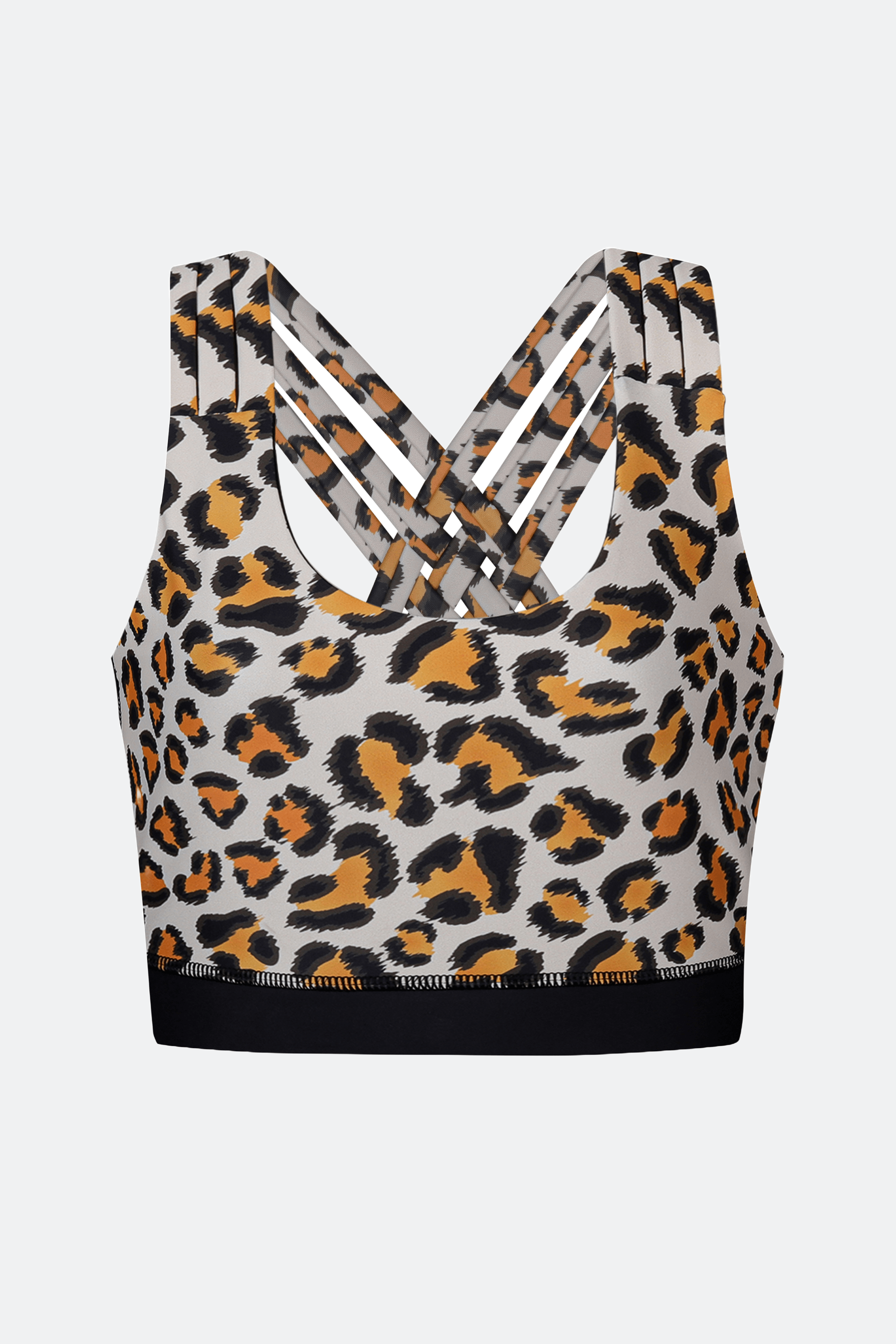 high support cross back sports bra for fitness training