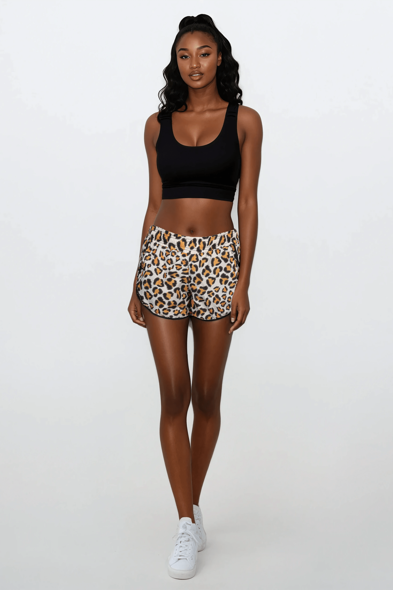 Leopard Luxe Loose Shorts - BODYBORN