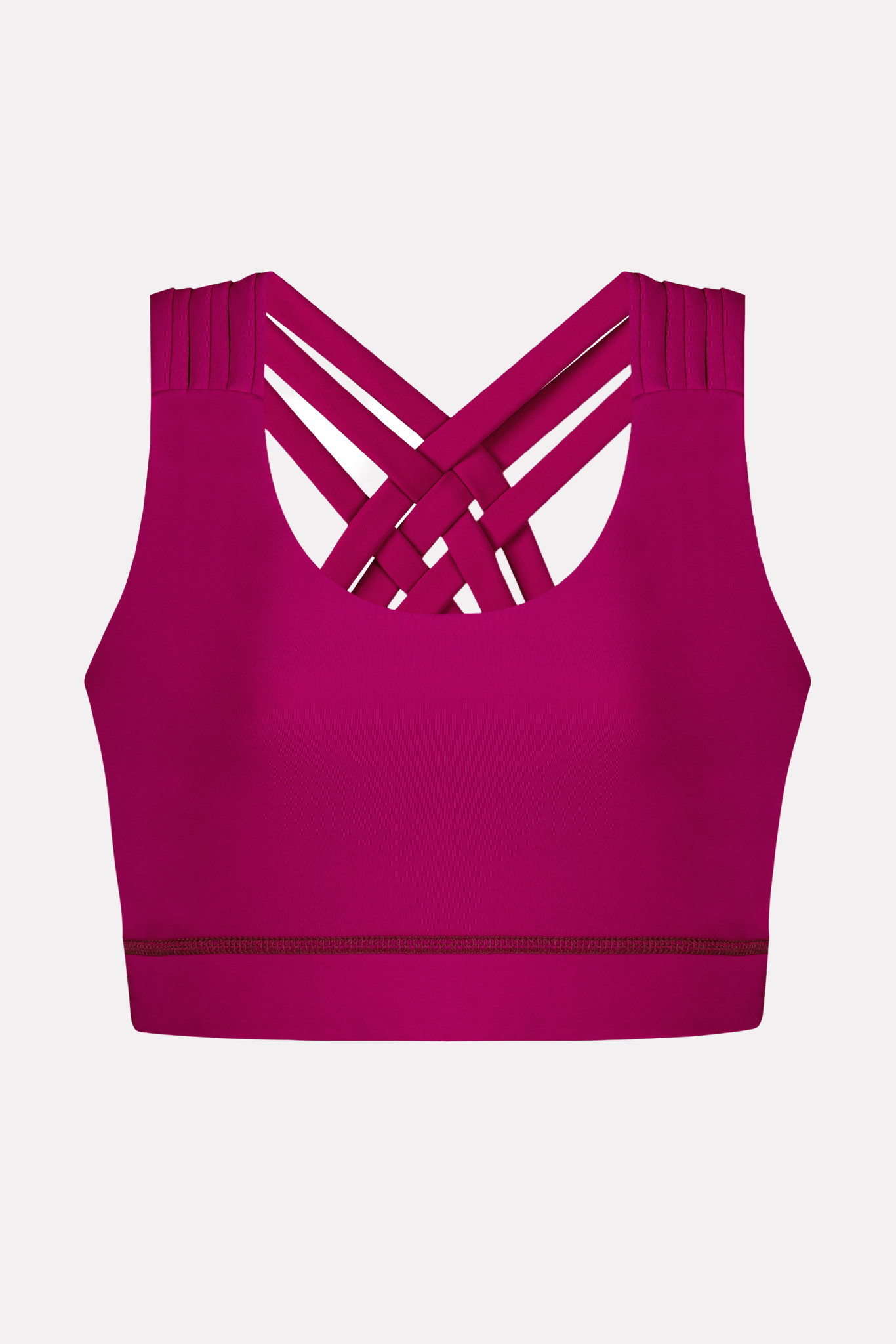 Maroon Plum Power Sports Bra - BODYBORN