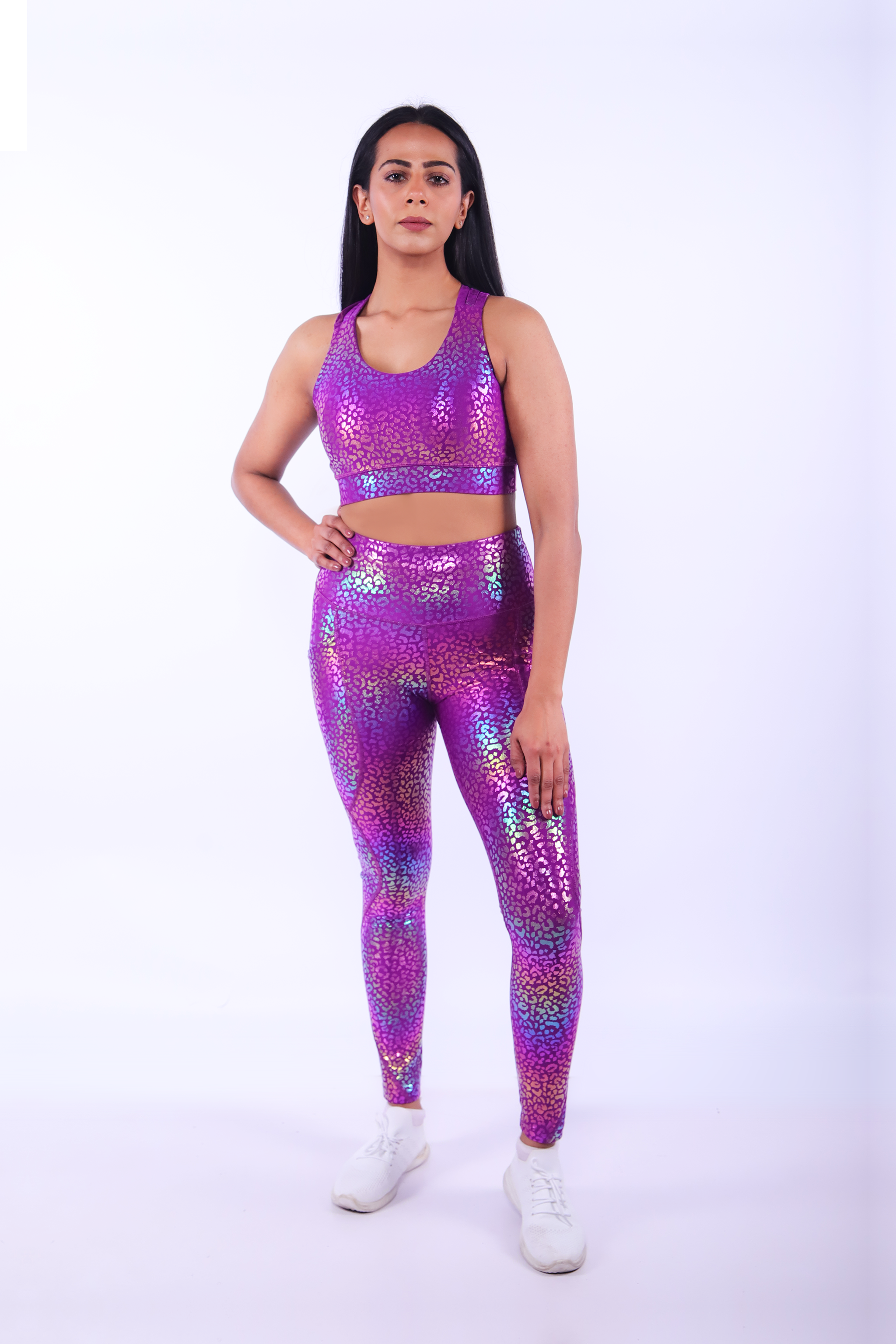 plum gym leggings