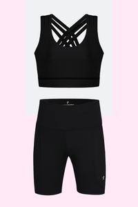 Black Luxe Compression Shorts - BODYBORN