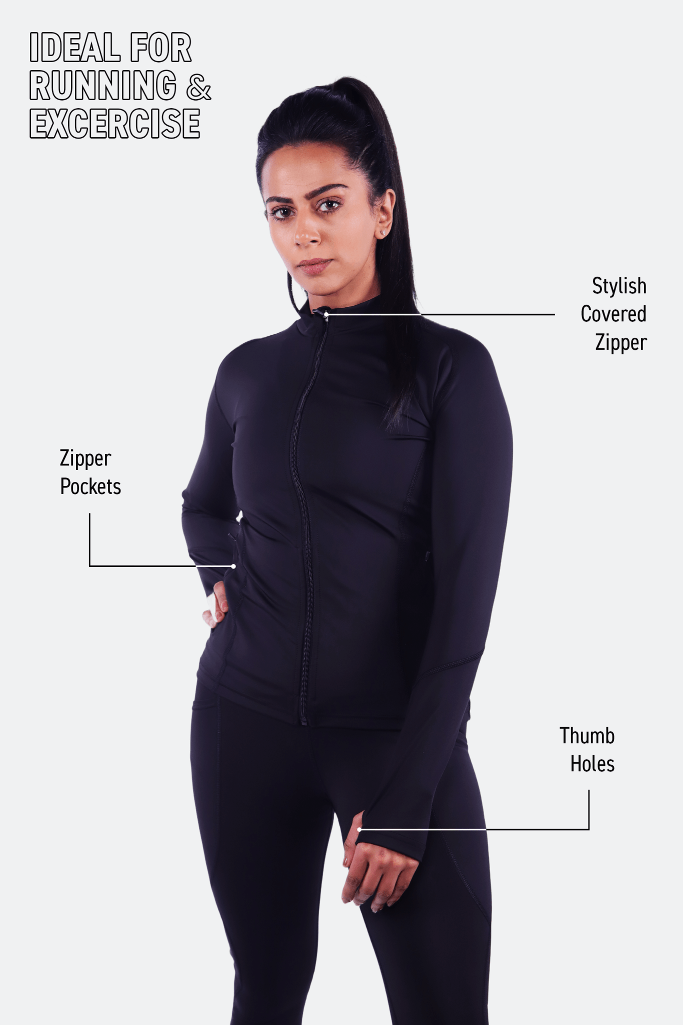 Black Luxe Jacket - BODYBORN