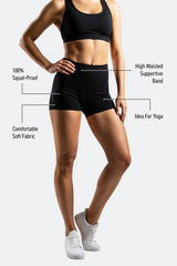 black compression shorts

