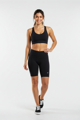 black running shorts compression