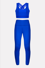 blue workout set