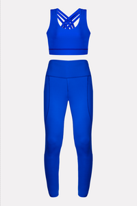 blue workout set