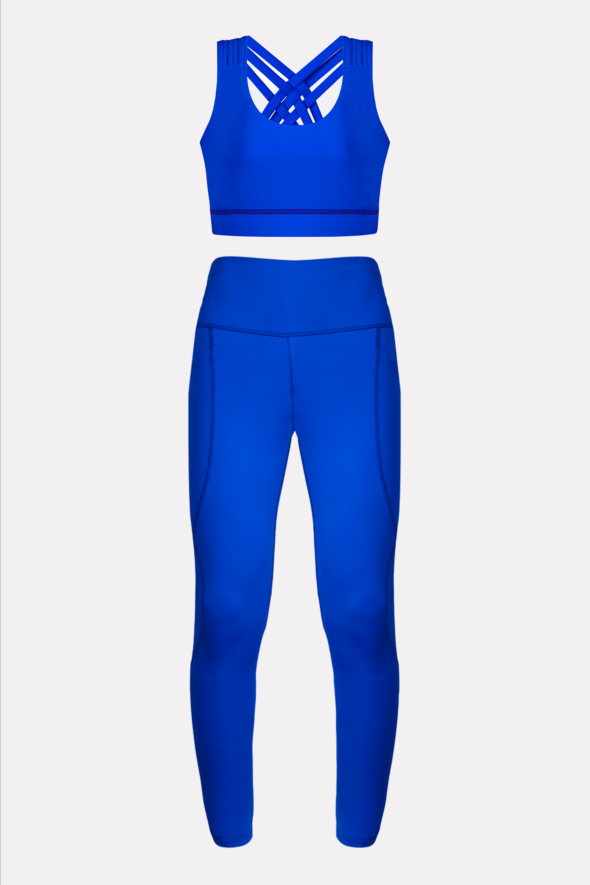 blue workout set