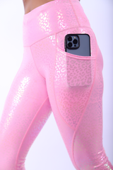 comfortable high waisted leopard leggings for gym sessions