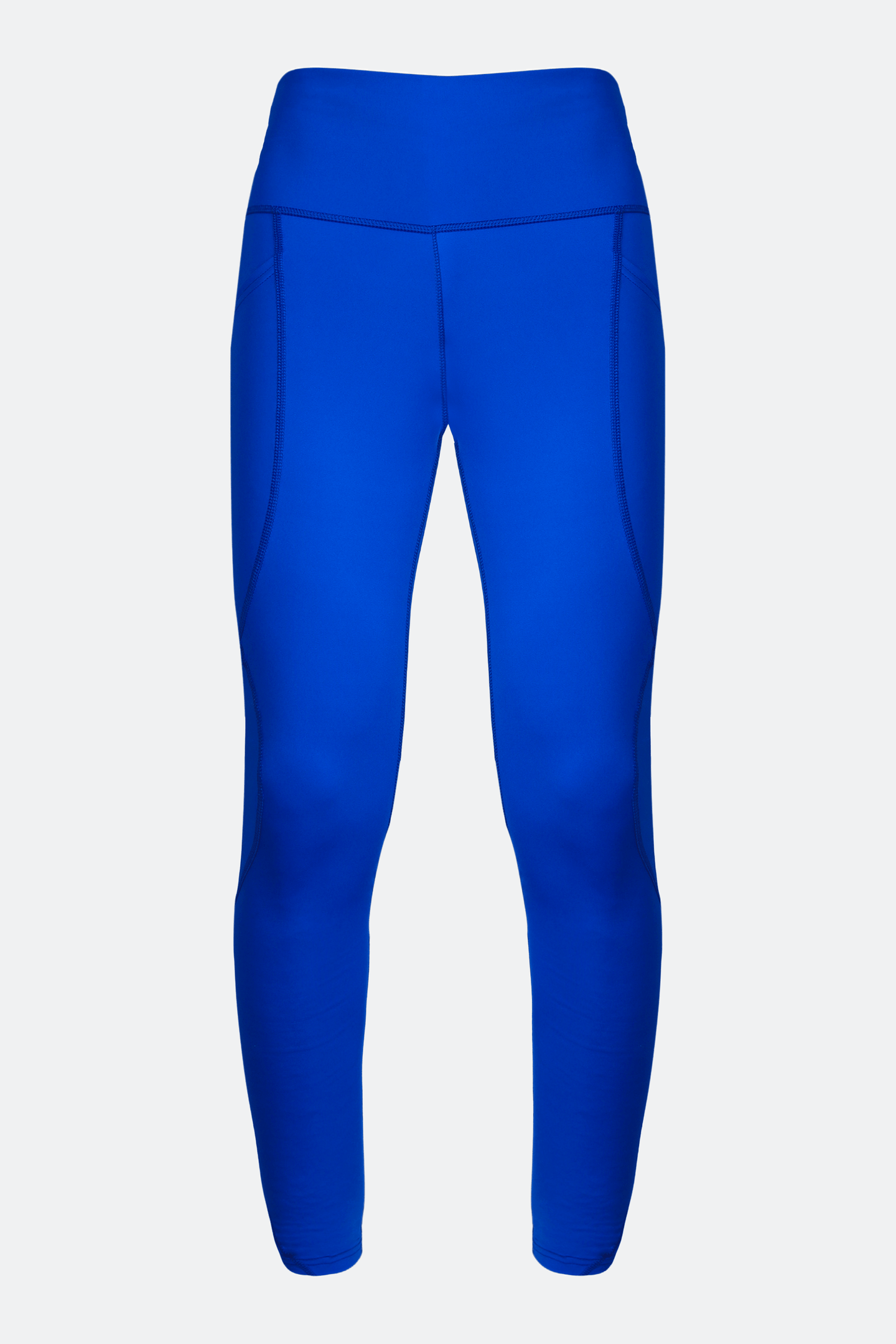 high-rise blue leggings for women for fitness training