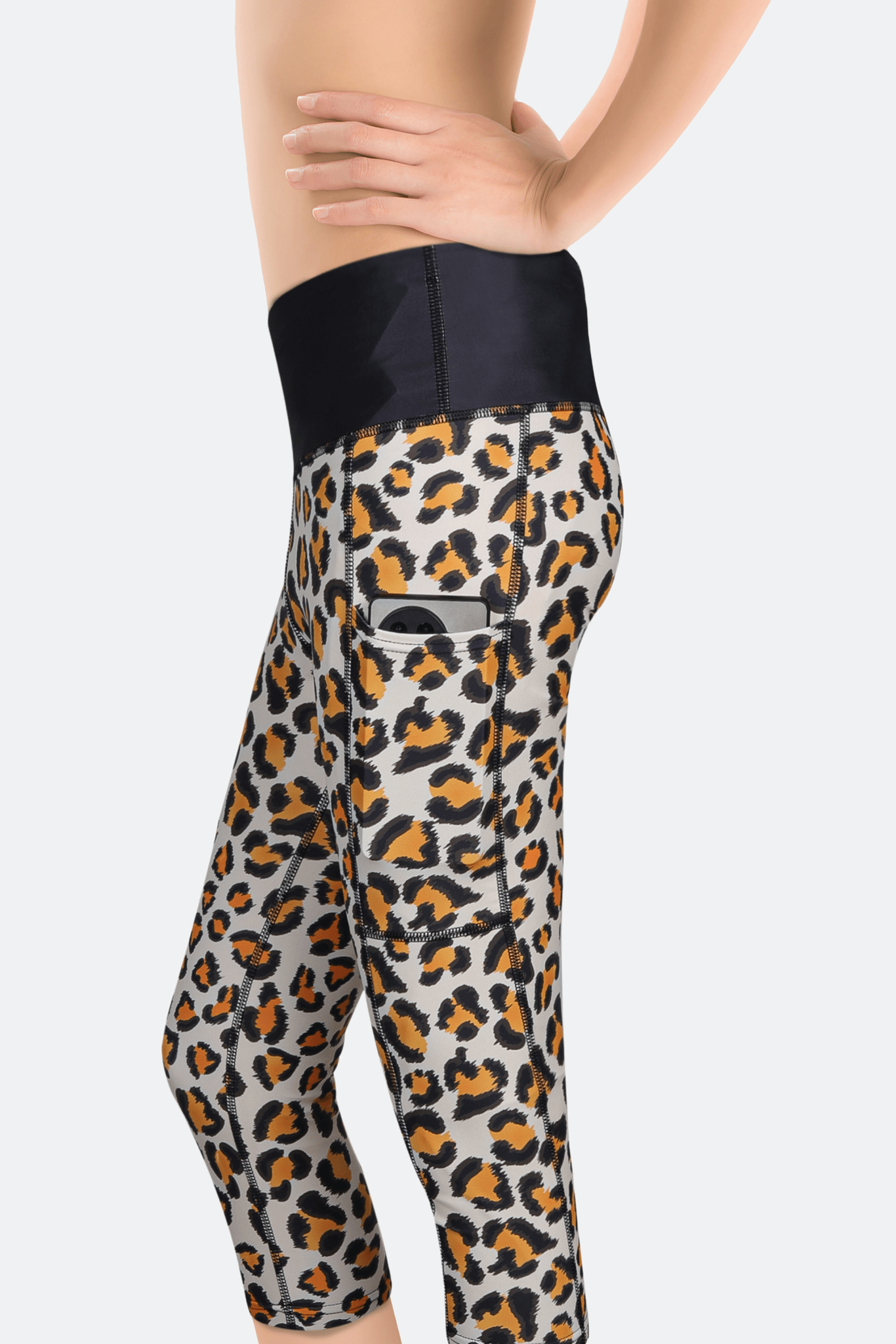 Leopard Luxe Capri - BODYBORN