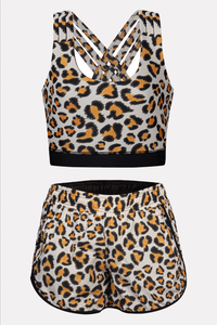 Leopard Luxe Loose Shorts - BODYBORN