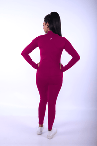 Maroon Plum Power Jacket - BODYBORN