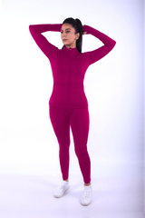 Maroon Plum Power Jacket - BODYBORN