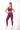 Maroon Plum Power Leggings - BODYBORN