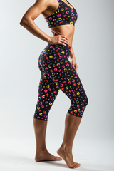 moisture wicking ladies capri pants for walking and running