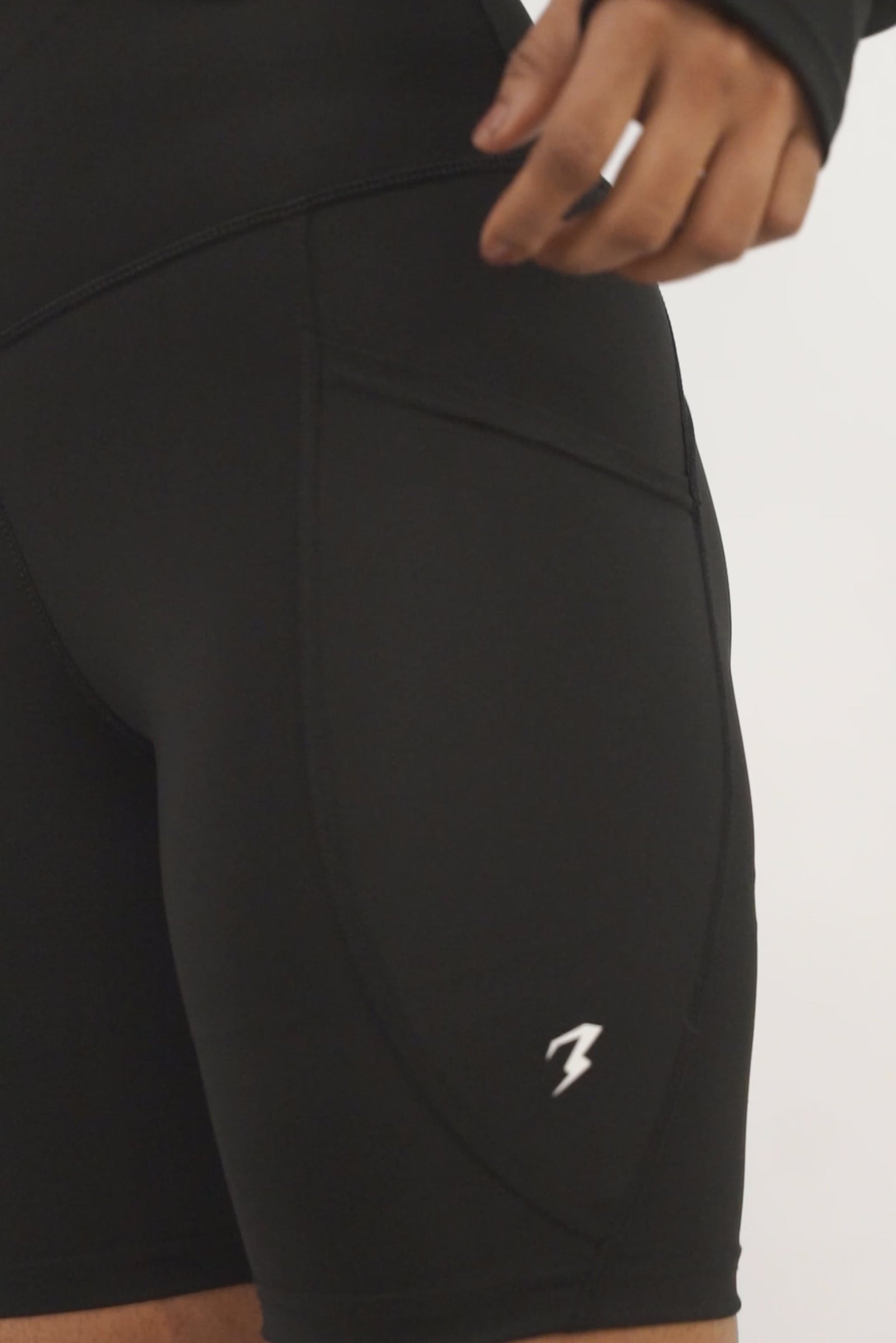 black compression shorts

