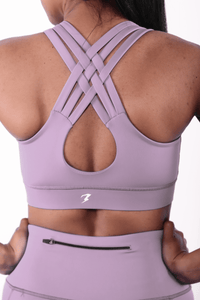 Purple Pulse Sports Bra - BODYBORN