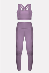 Purple Pulse Sports Bra - BODYBORN