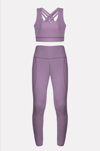 Purple Pulse Sports Bra - BODYBORN