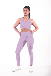 purple women’s gym set
