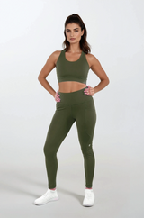 seamless green sports bra for all-daycomfort