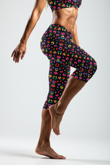 soft fabric womens capri leggings for all day comfort