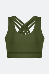 sports bra green