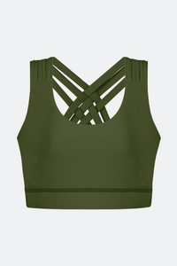 sports bra green