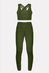 squat proof olive high waisted leggings for everyday wear